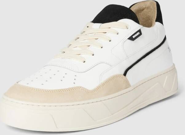 Antony Morato Sneakers van leer met labeldetail