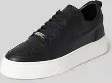 Antony Morato Sneakers van leer met labeldetail model 'FLINT'