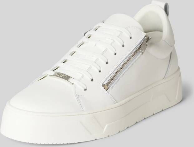 Antony Morato Sneakers van leer met labeldetail model 'ZIPPER'