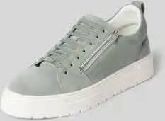 Antony Morato Sneakers van leer met sierritssluiting