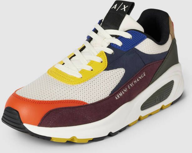 Armani Exchange Sneakers in colour-blocking-design