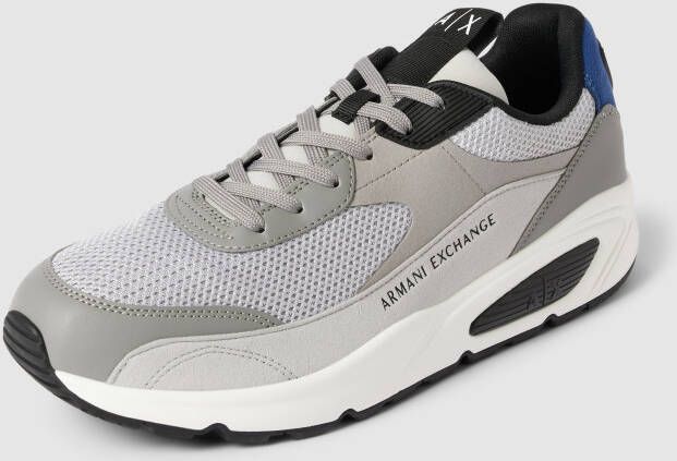 Armani Exchange Sneakers met labeldetail