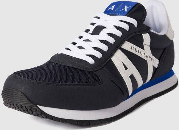 Armani Exchange Sneakers met labeldetails