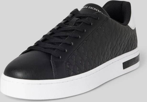 Armani Exchange Sneakers met vetersluiting model 'London'