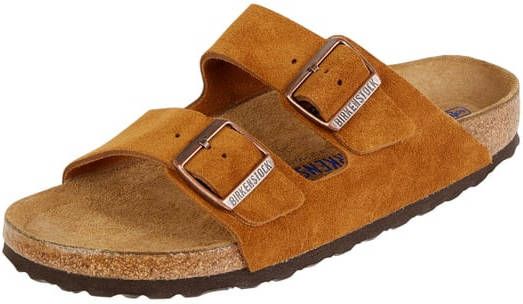 Birkenstock Slippers van echt leer model 'ARIZONA'