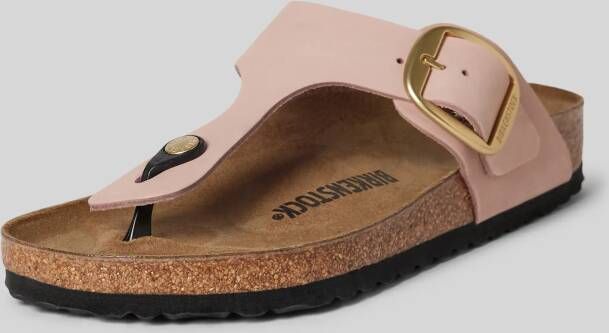 Birkenstock Teenslippers van leer model 'Gizeh'