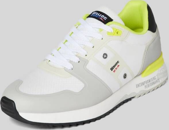 Blauer USA Sneakers met contrastgarnering model HOXIE Schoenen