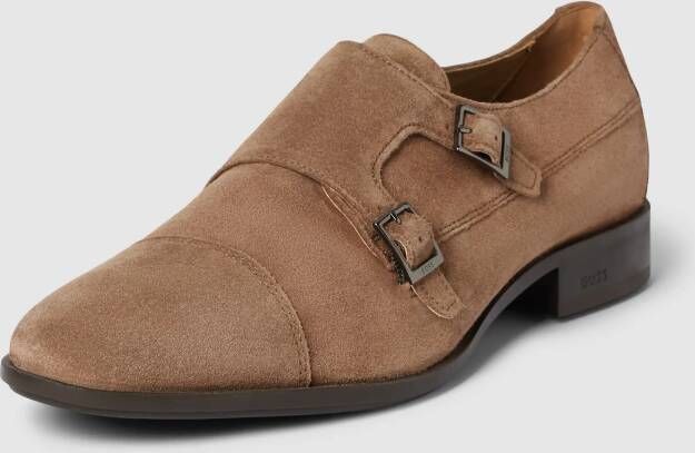 Boss Double monk straps met doornsluitingen model 'Colby'