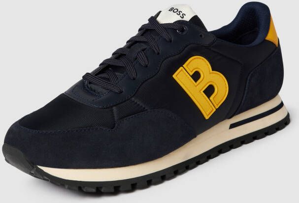 Boss Sneaker met labeldetail model 'Parkour Runn'