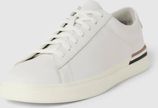 Boss Sneakers met label in reliëf model 'Clint'