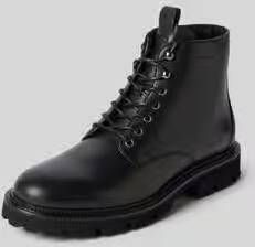 Boss Veterboots van leer met treklus model 'Juylo'