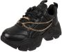 Buffalo Sneakers Binary Chain Vegan 1630539 Blk Zwart Dames - Thumbnail 3