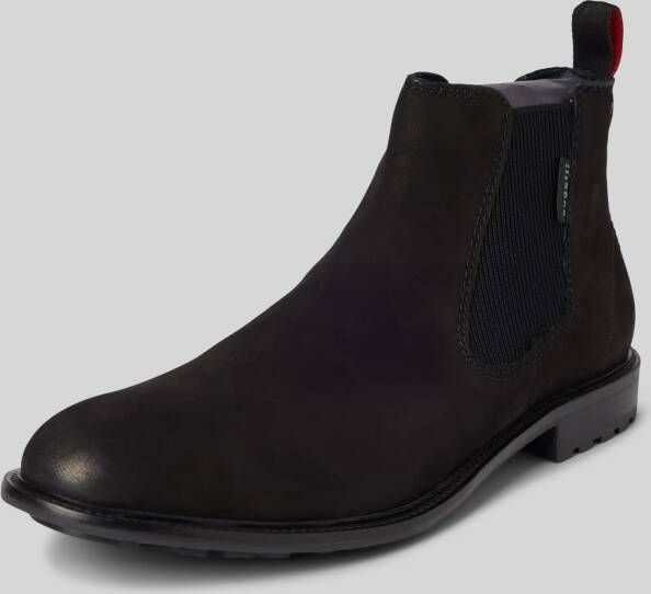 Bugatti Chelsea boots van leer met treklus model 'Bonifacio'