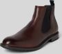 Bugatti Chelsea boots van leer met treklus model 'Bonifacio' - Thumbnail 1