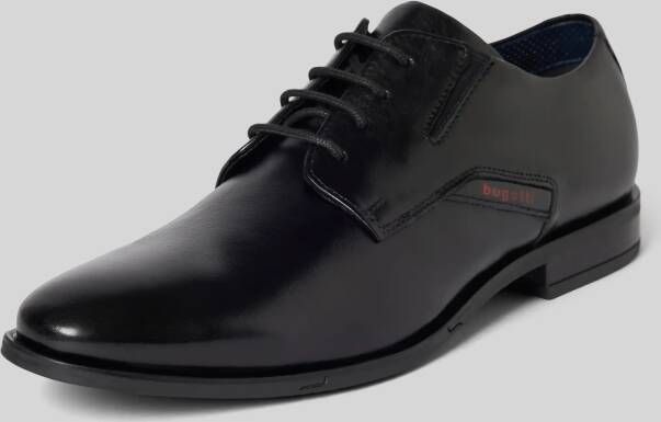 Bugatti Leren derby schoenen met labeldetail model 'Gapo'