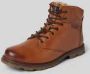 Bugatti Veterboots van leer met labelpatch model 'Medro' - Thumbnail 1