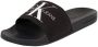 Calvin Klein Jeans Monogram Slide Sandalen Lente Zomer Collectie Black - Thumbnail 3