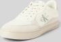 Calvin Klein Jeans Leren sneakers met labeldetails model 'CLASSIC CUPSOLE LOW MIX' - Thumbnail 2