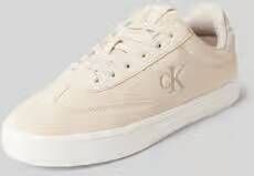 Calvin Klein Jeans Leren sneakers met labelprint