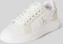 Calvin Klein Witte Sneakers voor een stijlvolle look White Dames - Thumbnail 2