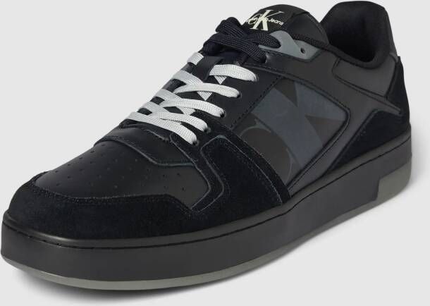 Calvin Klein Jeans Sneakers van leer met labeldetail