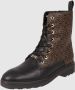 Calvin Klein Boots & laarzen Cleat Biker Boot Mono Mix in bruin - Thumbnail 4