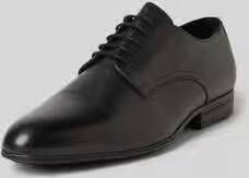 CK Calvin Klein Leren derbyschoenen met siernaad model 'CAP TOE'