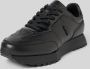 CK Calvin Klein Leren sneakers met plateauzool model 'LOW TOP LACE UP' - Thumbnail 1