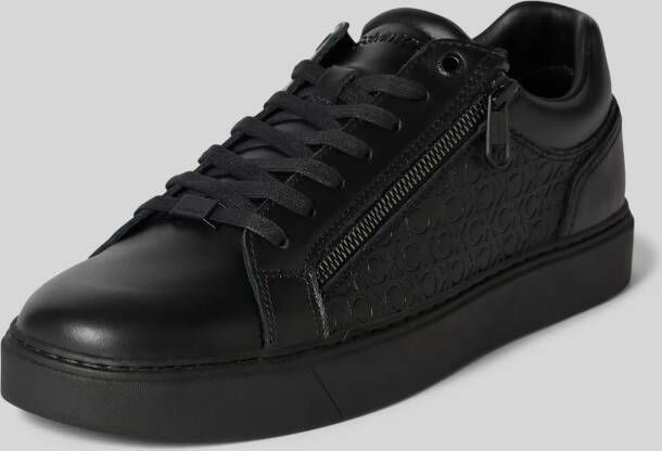 CK Calvin Klein Leren sneakers met ritssluiting opzij