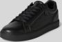 Calvin Klein Zwarte Leren Sneakers met Ingelegd Logo Black Dames - Thumbnail 3