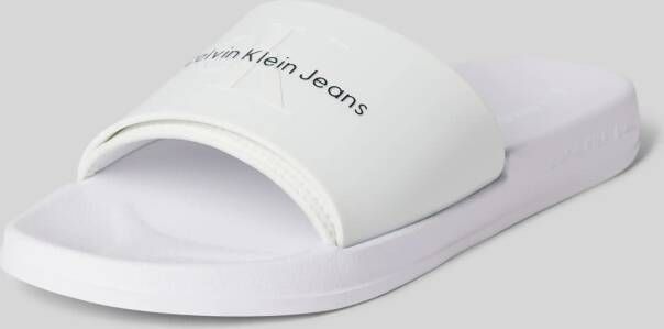 CK Calvin Klein Slippers met logoprint