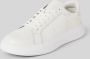 Calvin Klein Logo Patroon Veterschoenen White Heren - Thumbnail 3