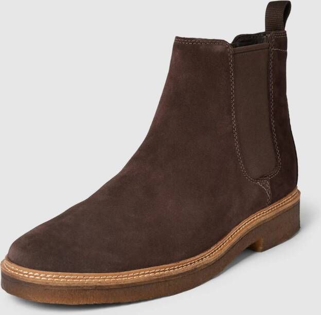 Clarks Chelsea boots van leermix