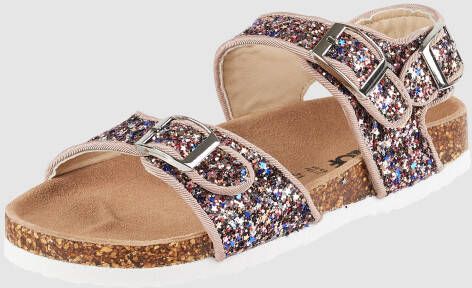 Colors of California Sandalen met glittereffect