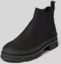 Copenhagen Chelsea boots van leer met treklus - Thumbnail 1