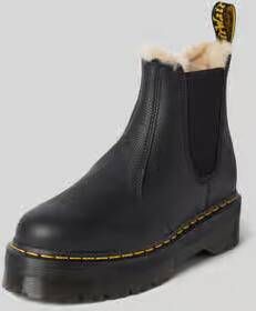 Dr. Martens Chelsea boots van leer met binnenvoering model 'Quad'