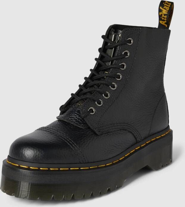 Dr. Martens Laarzen met plateauzool en vetersluiting model 'SINCLAIR'