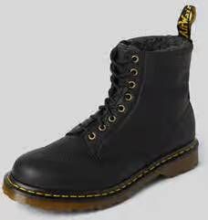 Dr. Martens Veterboots van leer met binnenvoering