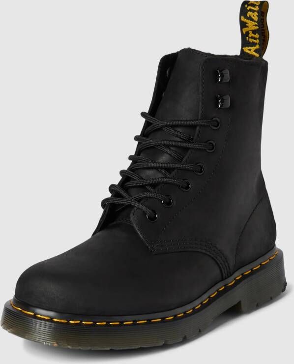 Dr. Martens Veterboots van leer met siernaad model 'WinterGrip'