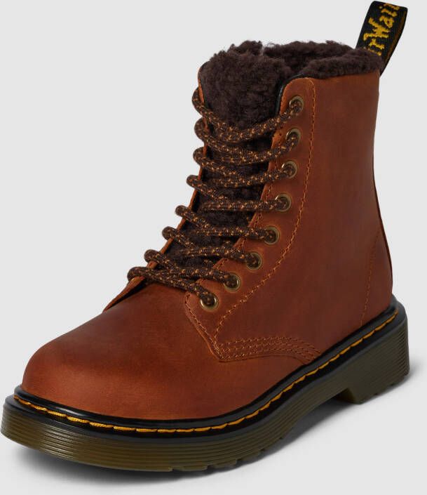 Dr. Martens Veterboots van leer met siernaden model 'Serena'