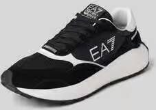 EA7 Emporio Armani Sneakers met contrastgarnering model 'WADER'