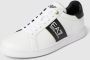 Emporio Armani EA7 Klassieke Sneakers met Vetersluiting White Heren - Thumbnail 2