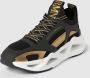 Emporio Armani EA7 Zwarte en Gouden Herensneakers Multicolor Heren - Thumbnail 2