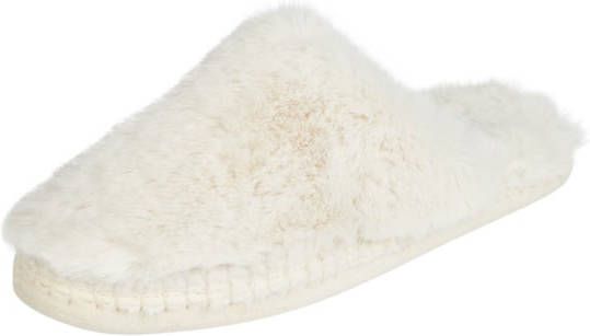 Espadrij l originale Slippers Espadrille Slipper in wit