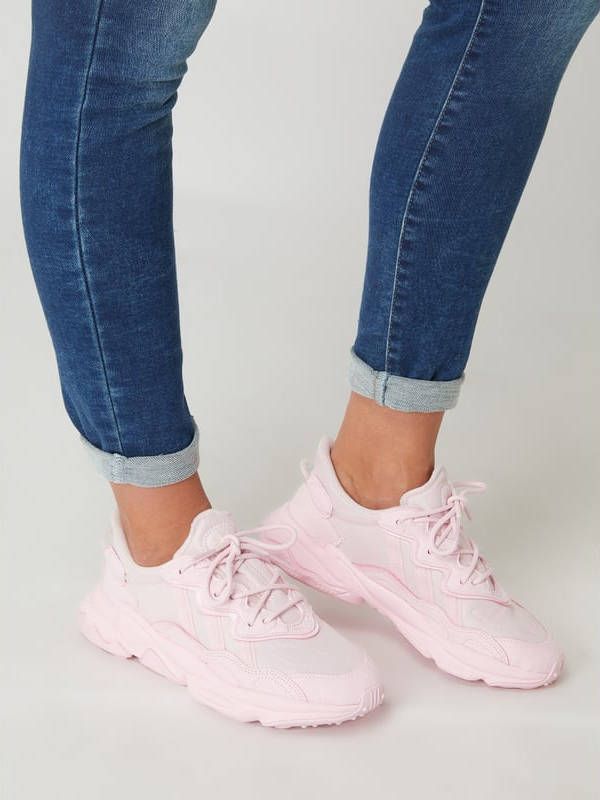 Adidas Ozweego Dames Schoenen Pink Textil Leer Synthetisch 2 3