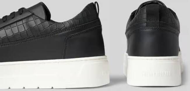 Antony Morato Sneakers van leer met labeldetail model 'FLINT'