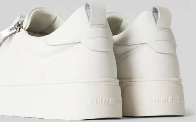 Antony Morato Sneakers van leer met labeldetail model 'ZIPPER'