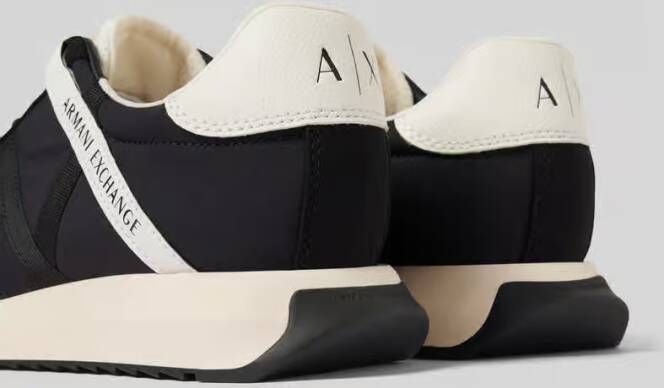 Armani Exchange Sneakers met labeldetail