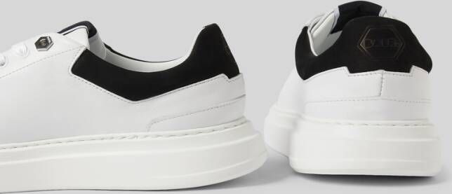 Balr. Sneakers van leer met labelprint model 'Game Day'