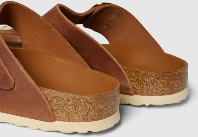 Birkenstock Teenslippers van leer model 'Gizeh'